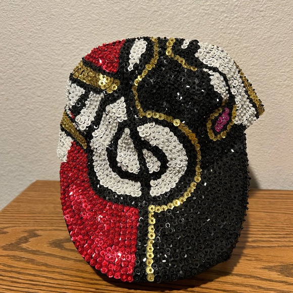 Vintage Sequin Embellished Baseball Cap - Picture 1 of 12